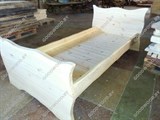 Кровать односпальная некрашеная 60